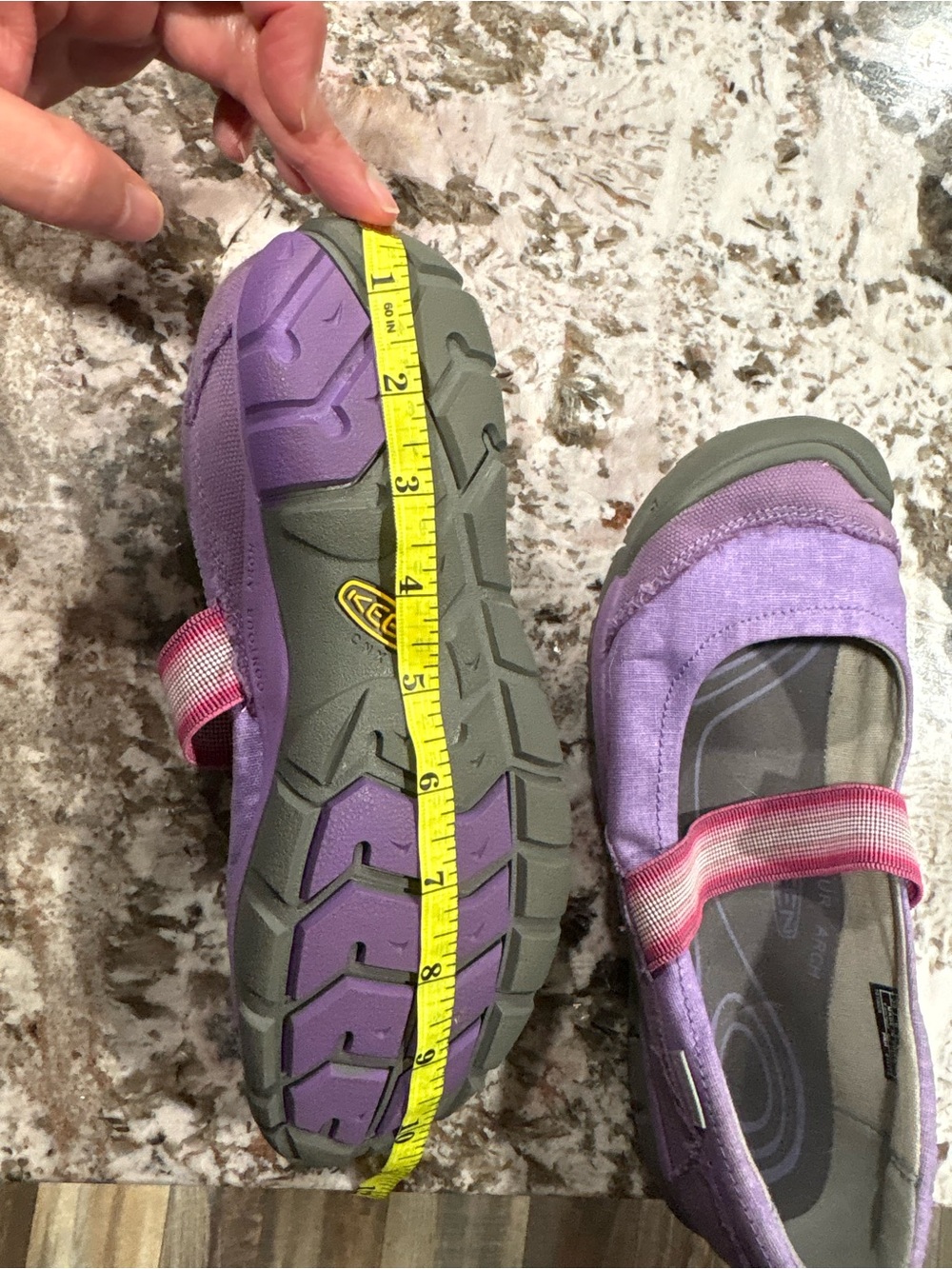 Keen Rivington MJ Youth Round Toe Canvas Purple - Picture 8 of 8
